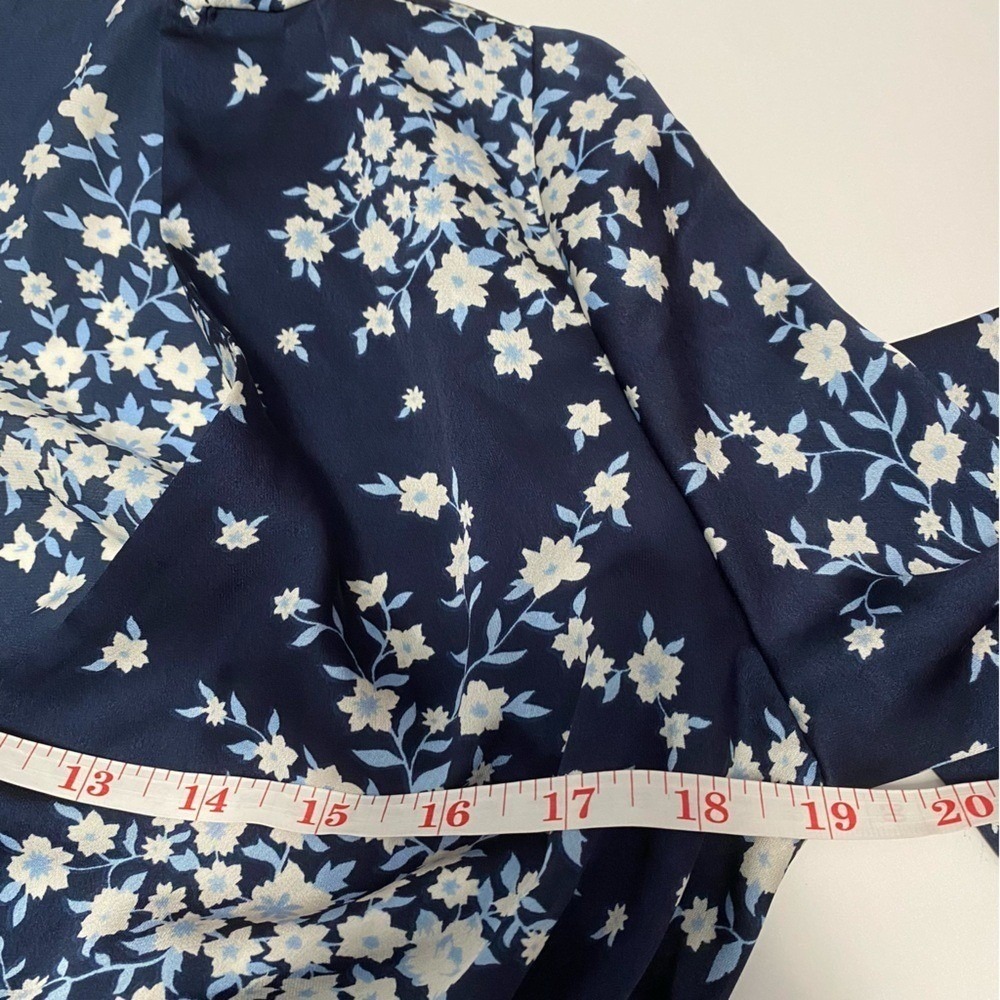 BCBGMaxAzria Floral Wrap Top Maxi Skirt Set M Wedding Guest Spring Event - Picture 10 of 16